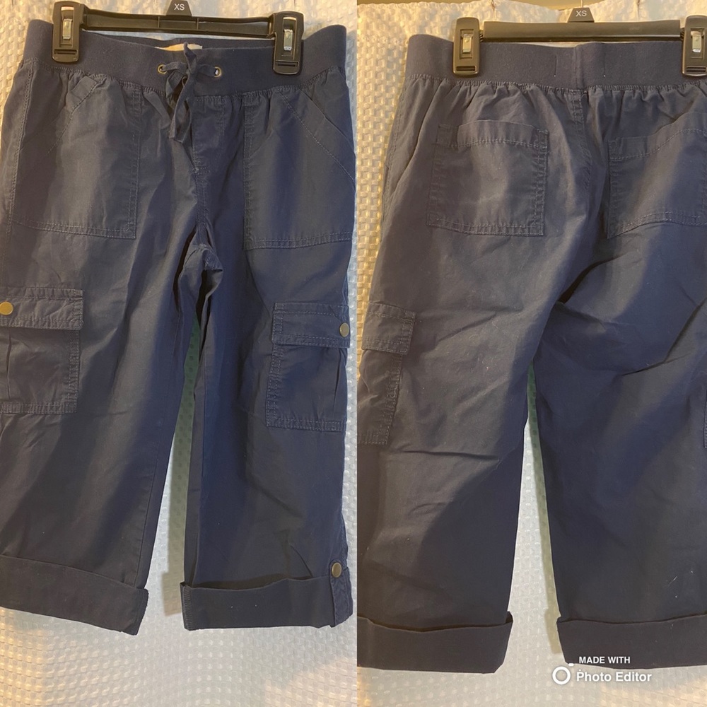 Old Navy Blue Capri Pants
